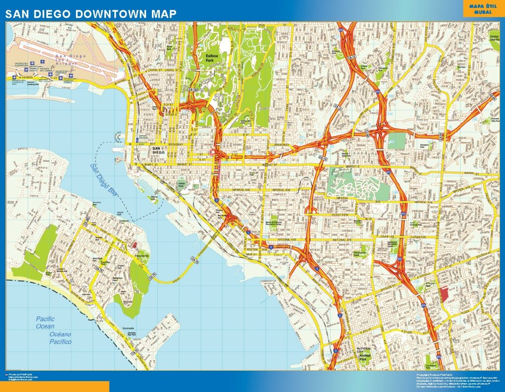 San Diego Mapa Centro