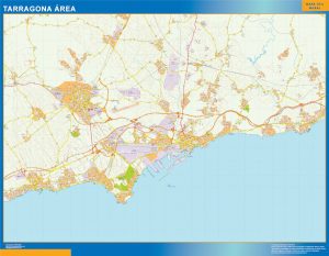 Tarragona Mapa Area