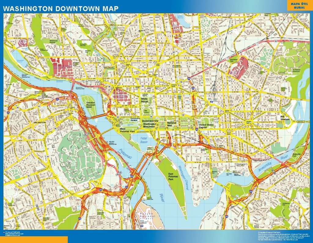 Washington Mapa Centro