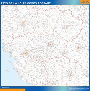 Region Pays de la Loire codigos postales
