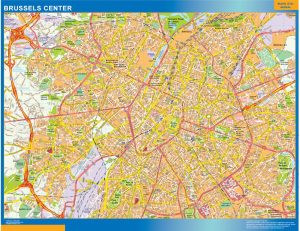 Mapa Brussels Centro