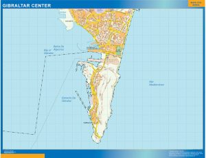 Mapa Gibraltar Centro