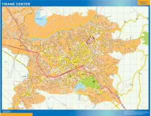 Mapa Tirane Centro
