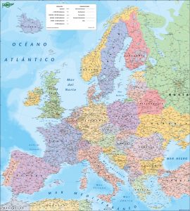 Mapa Europa politico